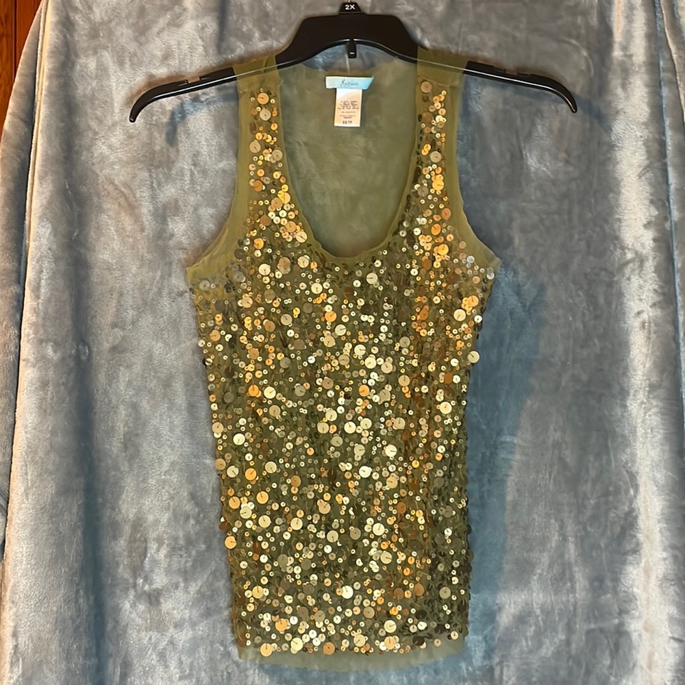 Marciano sheer tank top